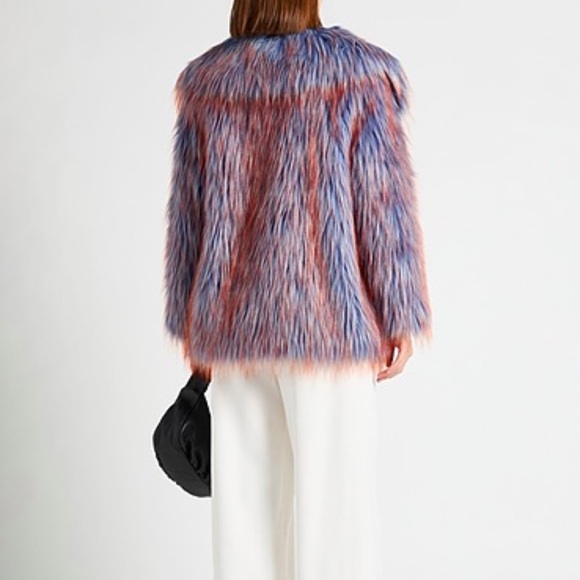 Pinko Multicolor Faux Fur Teddy Jacket - Picture 4 of 7